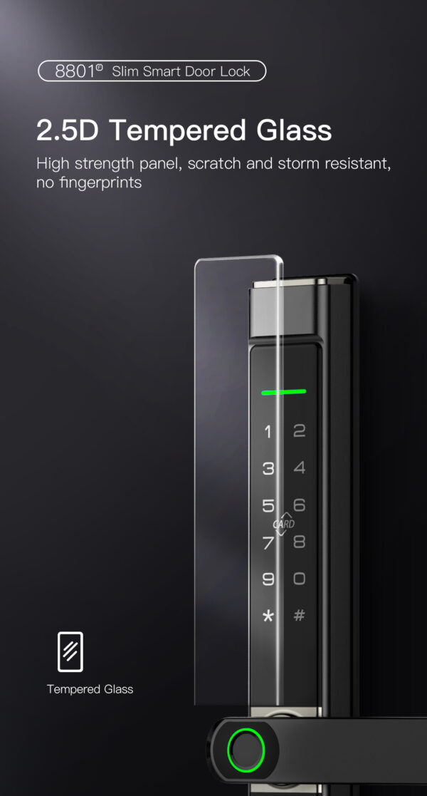 8801 Slim Smart Door Lock - Image 6