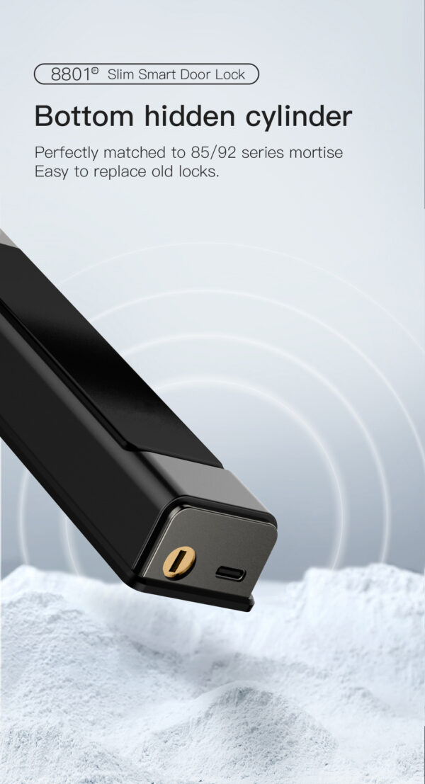 8801 Slim Smart Door Lock - Image 7
