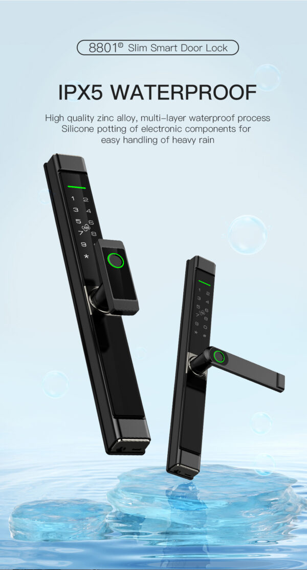 8801 Slim Smart Door Lock - Image 9