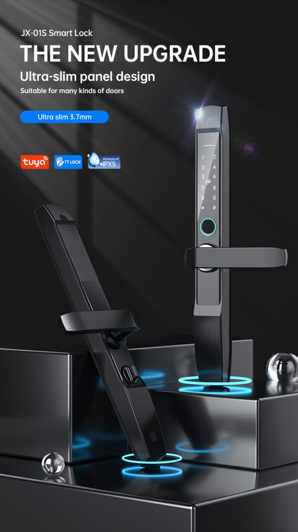 JX01S Ultra-Slim Panel Smart Lock - Image 2