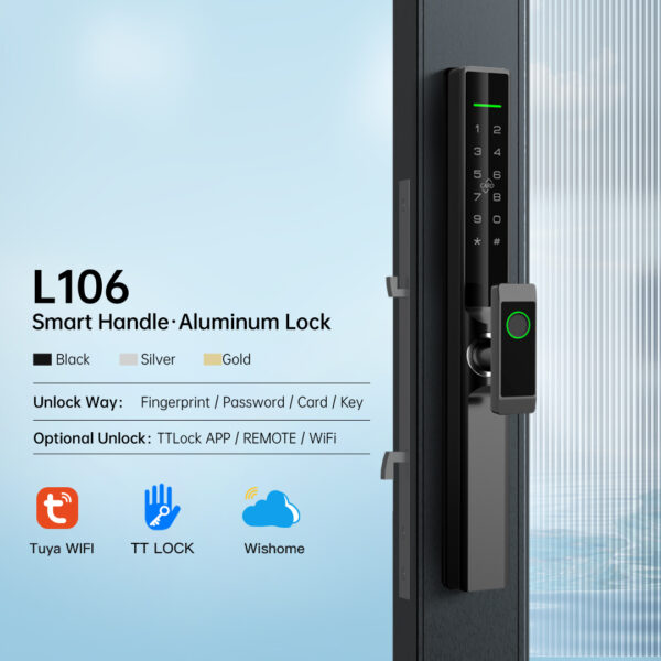 L106 Smart Handle Aluminum Lock - Image 3