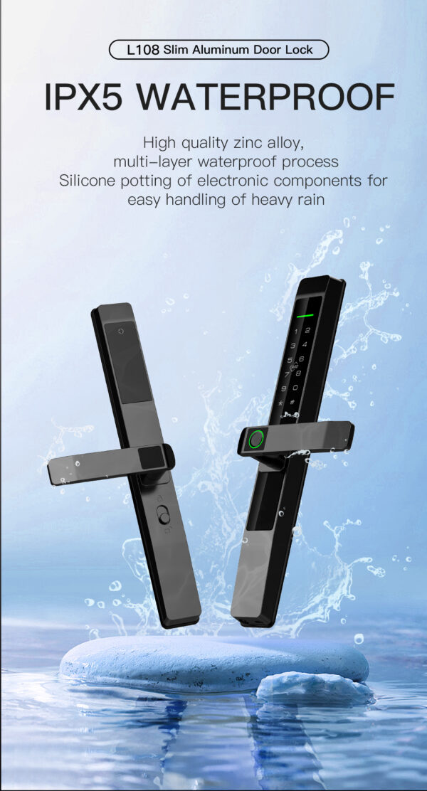 L108 Slim Aluminum Door Lock - Image 10