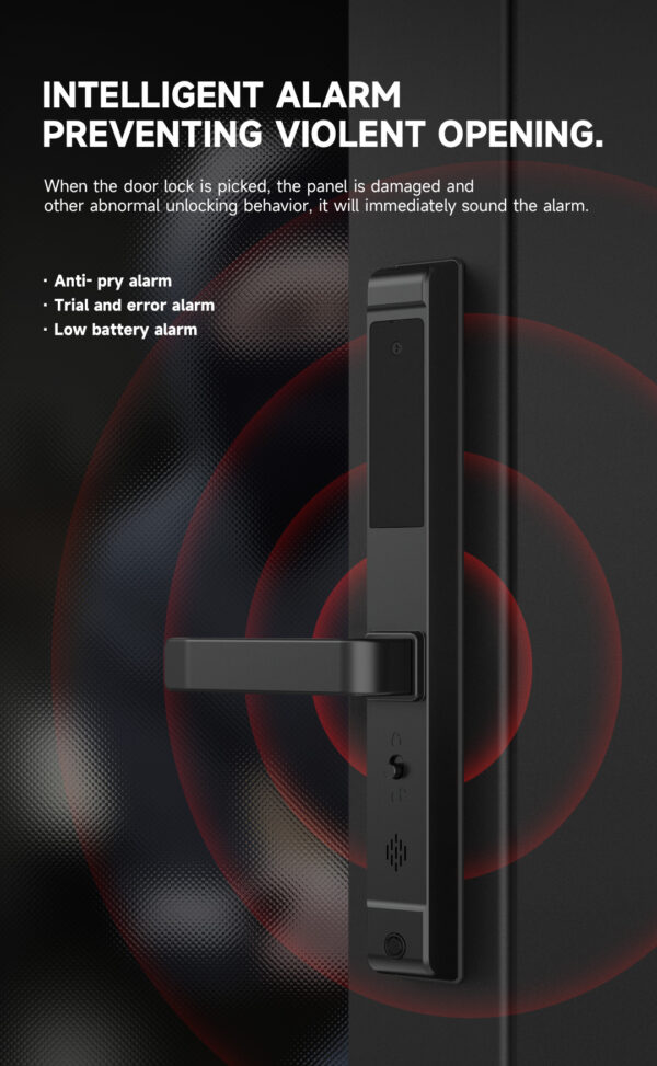 L208 Slim Aluminum Smart Lock - Image 12