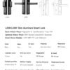 L208 Slim Aluminum Smart Lock - Image 14