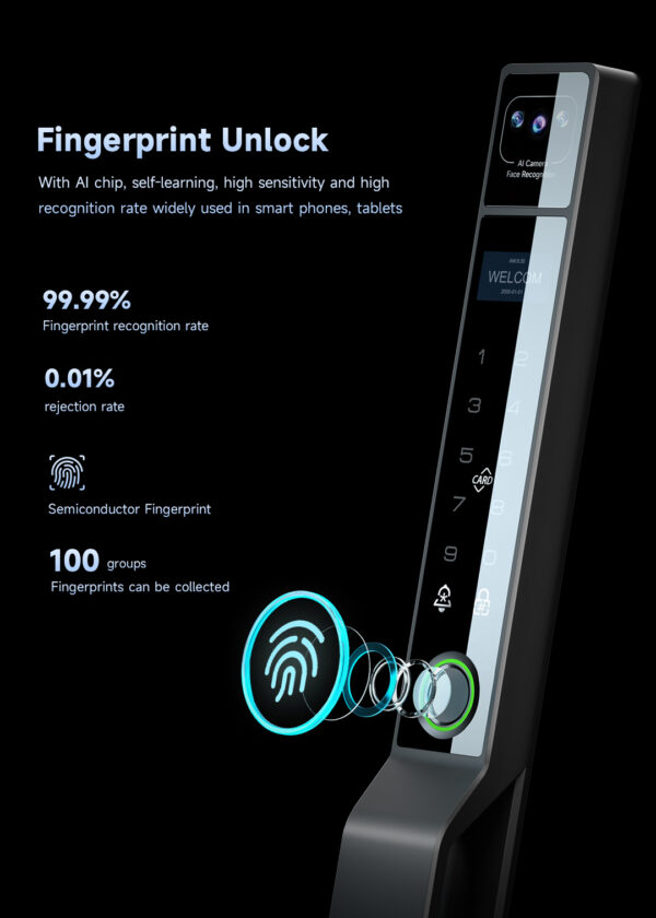 Z6 Slim Smart Lock - Image 6